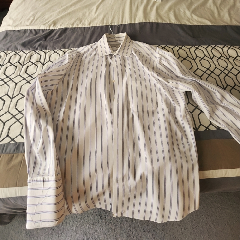 Perry Ellis Portfolio long sleeve shirt French cuff